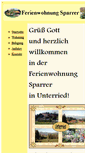 Mobile Screenshot of ferienwohnung-sparrer.de