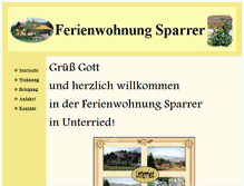 Tablet Screenshot of ferienwohnung-sparrer.de